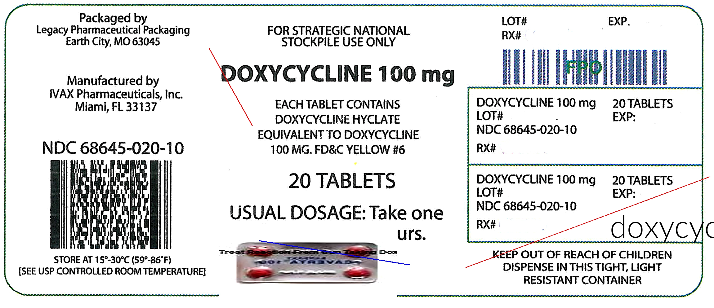 Doxycycline prix boite